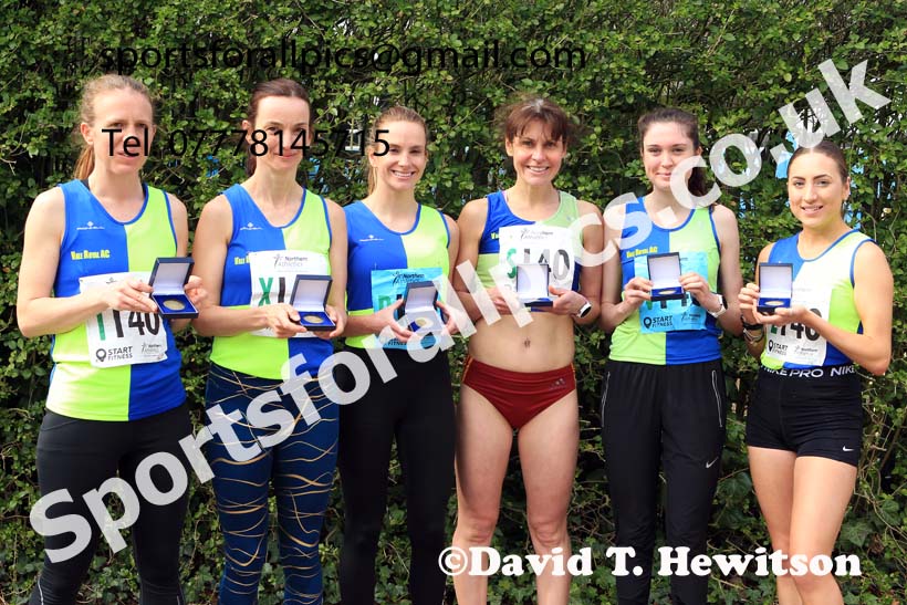 Senior Womens Northern 6 Stage Road Relay, 2022 Northern 12 and 6 Stage Road Relays,  Birkenhead Park, Birkenhead, Wirral.  Photo: David T. Hewitson/Sports for All Pics